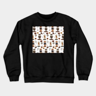 Autumn Pattern Crewneck Sweatshirt